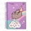 Блокнот Yes 2 в 1 В5 В7 80 л 20 л двойная спираль Pusheen клетка купить в интернет магазине подарков ПраздникШоп
