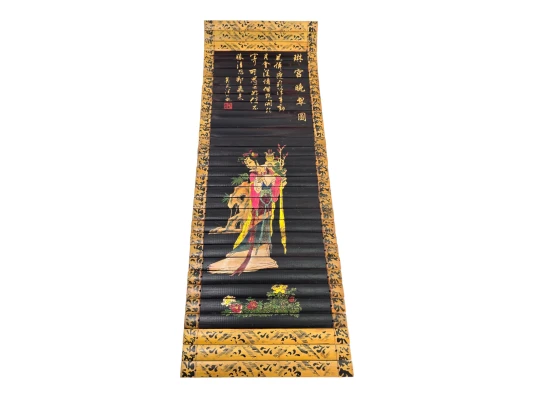 Панно бамбуковое «Девушка» (24×65 см) купить в интернет магазине подарков ПраздникШоп