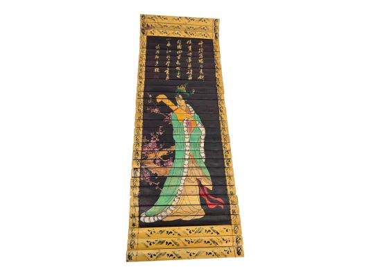 Панно бамбуковое «Танцовщица» (24×65 см) купить в интернет магазине подарков ПраздникШоп
