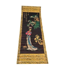 Панно бамбуковое «Весна в нефритовом зале» (24×65 см) купить в интернет магазине подарков ПраздникШоп