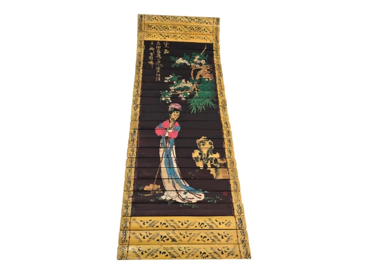 Панно бамбуковое «Весна в нефритовом зале» (24×65 см) купить в интернет магазине подарков ПраздникШоп