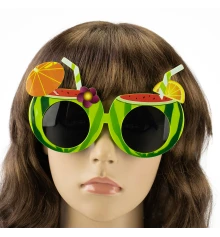 Очки Гавайские Арбузы Коктейль (зеленые) купить в интернет магазине подарков ПраздникШоп