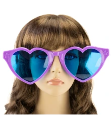 Очки Гигант Сердце (сиреневые) купить в интернет магазине подарков ПраздникШоп