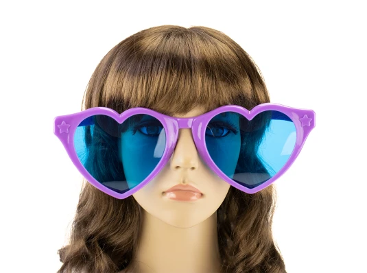 Очки Гигант Сердце (сиреневые) купить в интернет магазине подарков ПраздникШоп