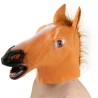 Маска латексна Кінь (світло-коричнева)