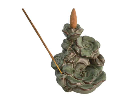 Подставка под благовония Back Flow «Розы» (6.5×10×10 см) купить в интернет магазине подарков ПраздникШоп