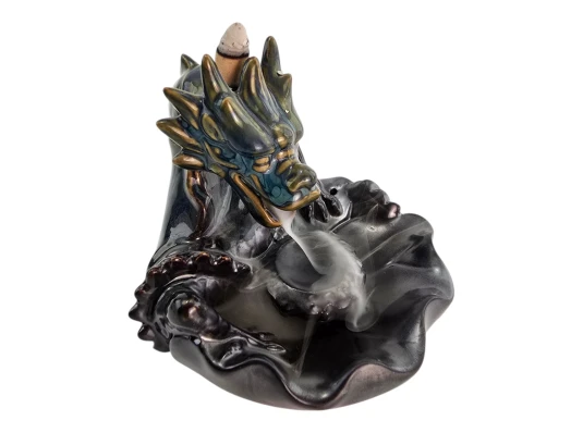Подставка под благовония Back Flow «Дракон» (15.5×13×9.5 см) купить в интернет магазине подарков ПраздникШоп