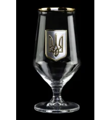 Набор для пива "Тризуб" 2 бокала 470 мл, хрусталь купить в интернет магазине подарков ПраздникШоп