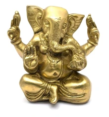 Ганеша бронза (14×12×8 см) купить в интернет магазине подарков ПраздникШоп