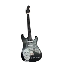 Гитара «Bon Jovi» миниатюра дерево (24×8 × 1.5 см) купить в интернет магазине подарков ПраздникШоп