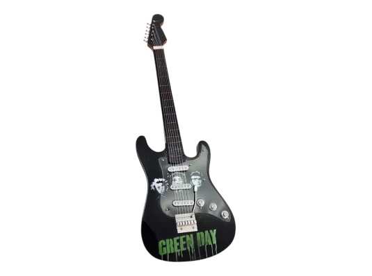 Гитара «Green Day» миниатюра дерево (24×8 × 1.5 см) купить в интернет магазине подарков ПраздникШоп