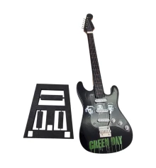 Гитара «Green Day» миниатюра дерево (24×8 × 1.5 см) купить в интернет магазине подарков ПраздникШоп