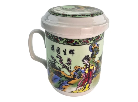 Чашка заварочная с ситом (230мл) (SFC28) «Гейши» (h-11 см купить в интернет магазине подарков ПраздникШоп