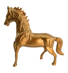 Статуэтка лошади из алюминия (20×18×4 см) купить в интернет магазине подарков ПраздникШоп