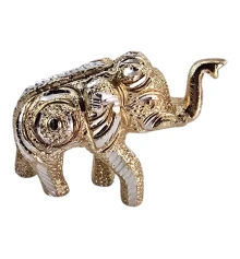 Слон резной алюминиевый (5×8×3 см) купить в интернет магазине подарков ПраздникШоп