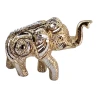 Слон резной алюминиевый (5×8×3 см)