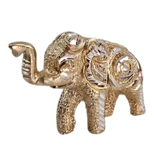 Слон резной алюминиевый (5×8×3 см) купить в интернет магазине подарков ПраздникШоп