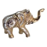 Слон резной алюминиевый (6×10×3.5 см)