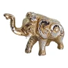 Слон резной алюминиевый (7.5×10.5×4 см)