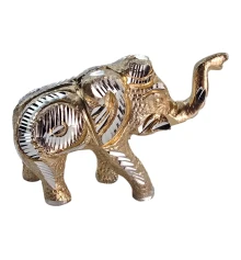 Слон резной алюминиевый (7.5×10.5×4 см) купить в интернет магазине подарков ПраздникШоп