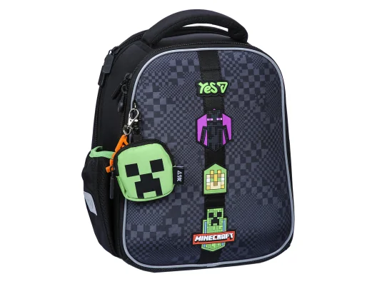 Рюкзак школьный каркасный Yes Minecraft Adventure H-100S купить в интернет магазине подарков ПраздникШоп
