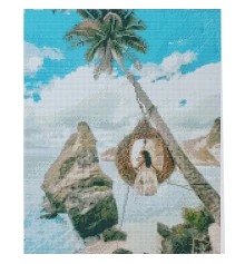 Алмазная мозаика ПРЕМИУМ Легкость отдыха размером 40х50 см (D0014) купить в интернет магазине подарков ПраздникШоп