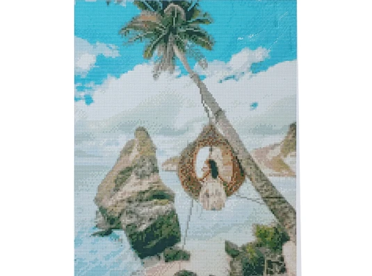 Алмазная мозаика ПРЕМИУМ Легкость отдыха размером 40х50 см (D0014) купить в интернет магазине подарков ПраздникШоп