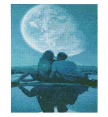 Алмазная мозаика ПРЕМИУМ Влюбленные души размером 40х50 см (D0009) купить в интернет магазине подарков ПраздникШоп