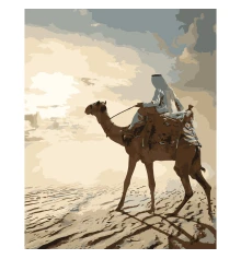 Картина по номерам ПРЕМИУМ Прогулка шейха размером 40х50 см (DY059) купить в интернет магазине подарков ПраздникШоп