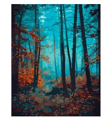 Картина по номерам ПРЕМИУМ Загадочный лес с лаком и с уровнем размером 40х50 см (GS1358) купить в интернет магазине подарков ПраздникШоп