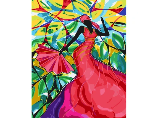 Картина по номерам ПРЕМИУМ Мексиканская страсть с лаком размером 40х50 см SY6182 купить в интернет магазине подарков ПраздникШоп