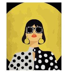 Картина по номерам ПРЕМИУМ Ретро девушка с лаком размером 40х50 см VA-3180 купить в интернет магазине подарков ПраздникШоп