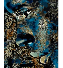 Картина по номерам ПРЕМИУМ Девушка Фантазия с лаком размером 40х50 см VA-3413 купить в интернет магазине подарков ПраздникШоп