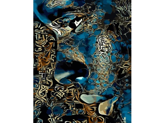 Картина по номерам ПРЕМИУМ Девушка Фантазия с лаком размером 40х50 см VA-3413 купить в интернет магазине подарков ПраздникШоп