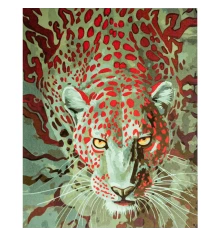 Картина по номерам ПРЕМИУМ Красное серое с лаком размером 40х50 см VA-3367 купить в интернет магазине подарков ПраздникШоп