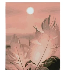 Картина по номерам ПРЕМИУМ Солнечное перышко с лаком размером 40х50 см (SY6828) купить в интернет магазине подарков ПраздникШоп