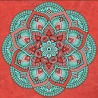 Алмазная мозаика ПРЕМИУМ Индийская мандала размером 30х30 см (ME13810)