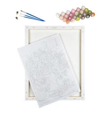 Картина по номерам ПРЕМИУМ Длинные волосы размером 40х50 см (DY352) купить в интернет магазине подарков ПраздникШоп