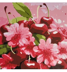 Картина по номерам Вишневый цвет 30х30 (ES-0928) купить в интернет магазине подарков ПраздникШоп