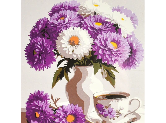 Картина по номерам Нежность в весе 30х30 (ES-0929) купить в интернет магазине подарков ПраздникШоп