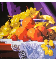 Картина по номерам Сочный натюрморт 30х30 (ES-0937) купить в интернет магазине подарков ПраздникШоп