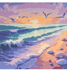 Картина по номерам Мероприятие и шепот прибоя 30х30 (ES-0940) купить в интернет магазине подарков ПраздникШоп