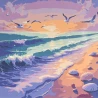 Картина по номерам Мероприятие и шепот прибоя 30х30 (ES-0940)