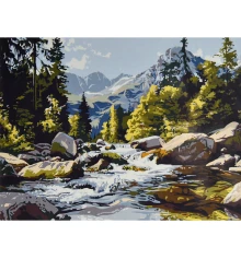 Картина по номерам Тишина среди вершин 30х40 (SS-1331) купить в интернет магазине подарков ПраздникШоп