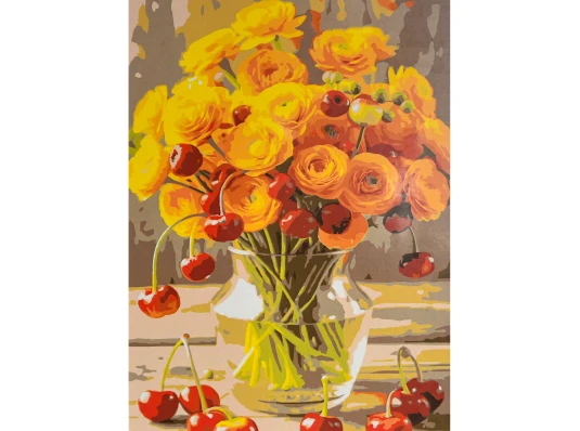 Картина по номерам Золотое настроение 30х40 (SS-1343) купить в интернет магазине подарков ПраздникШоп