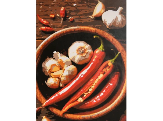 Картина по номерам Пикантный натюрморт 30х40 (SS-1345) купить в интернет магазине подарков ПраздникШоп