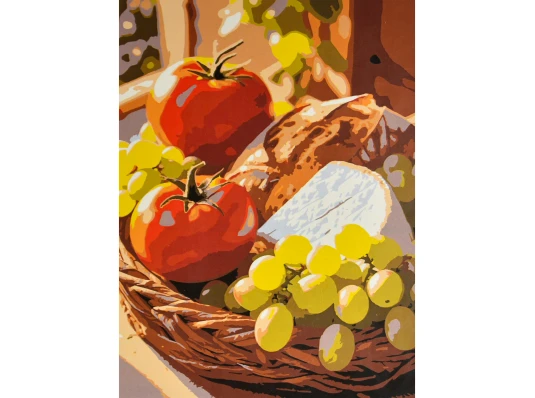 Картина по номерам Тепло домашнего стола 30х40 (SS-1347) купить в интернет магазине подарков ПраздникШоп