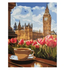 Картина по номерам Утро возле Биг-Бена 30х40 (SS-1354) купить в интернет магазине подарков ПраздникШоп