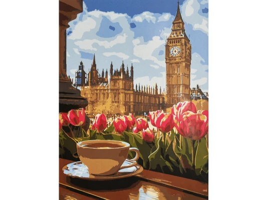 Картина по номерам Утро возле Биг-Бена 30х40 (SS-1354) купить в интернет магазине подарков ПраздникШоп
