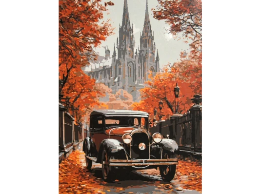 Картина по номерам Старинный город 30х40 (SS-1356) купить в интернет магазине подарков ПраздникШоп